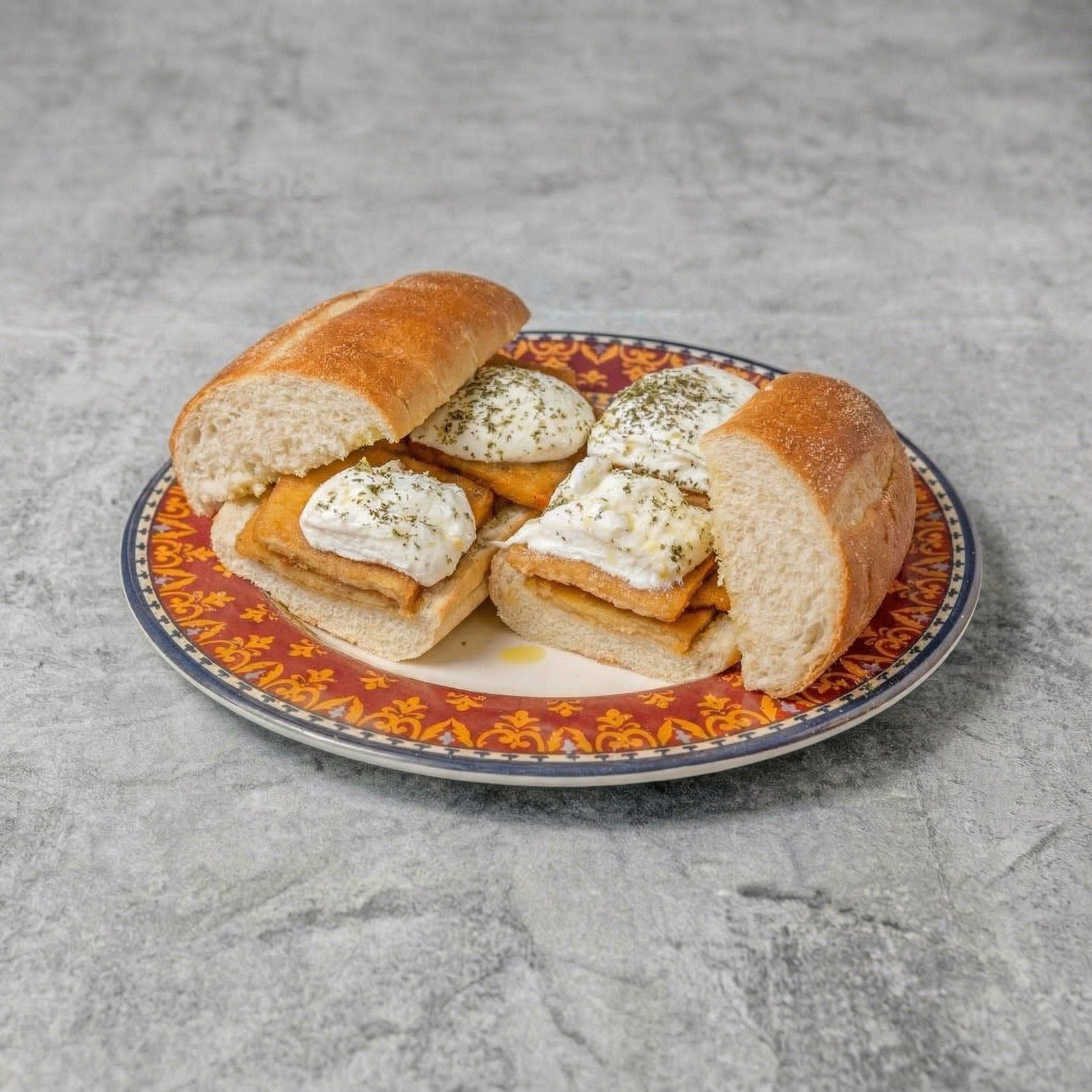 Panelle with Lemon or Ricotta.