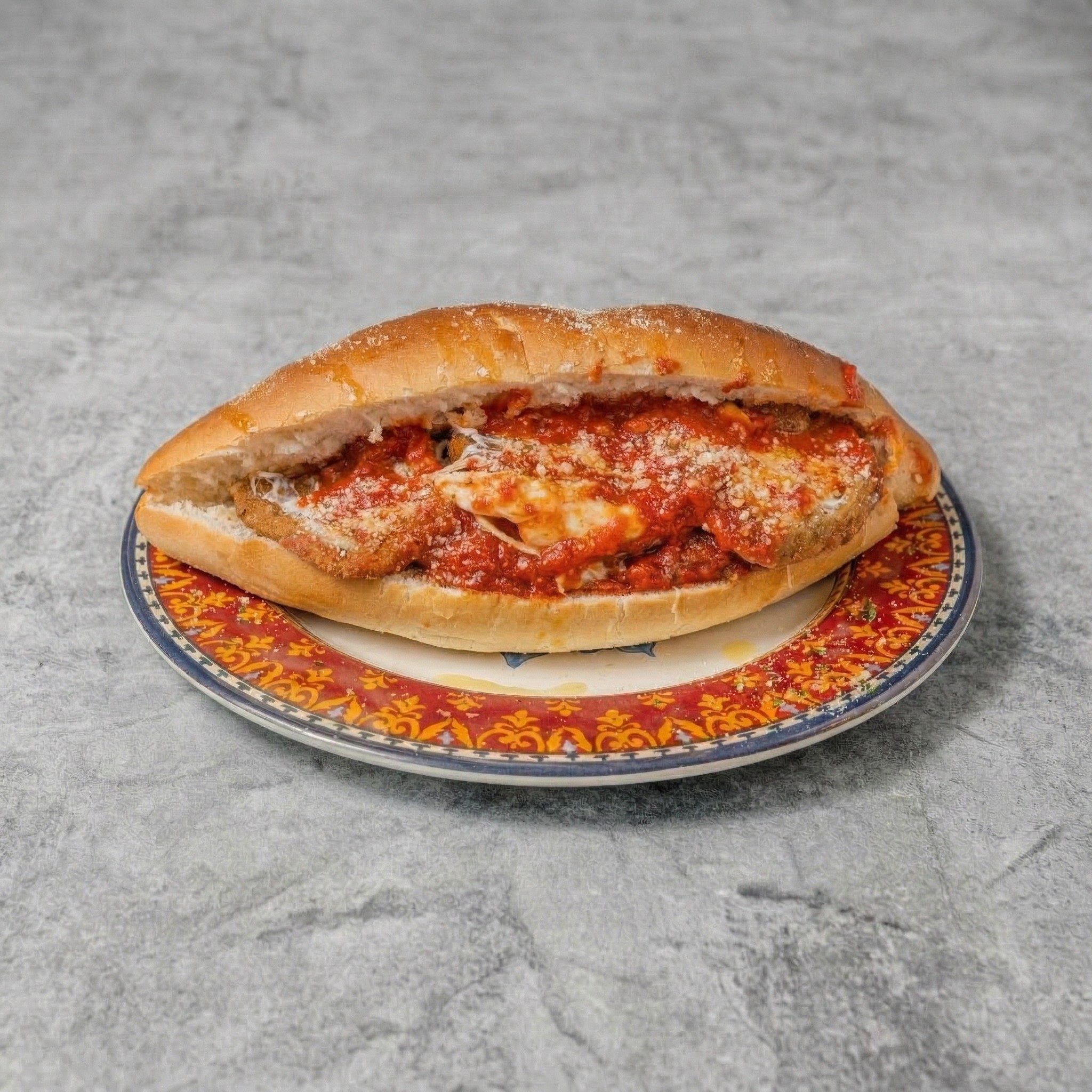 Fried Eggplant with Fresh Mozzarella & Pomodoro Sauce.
