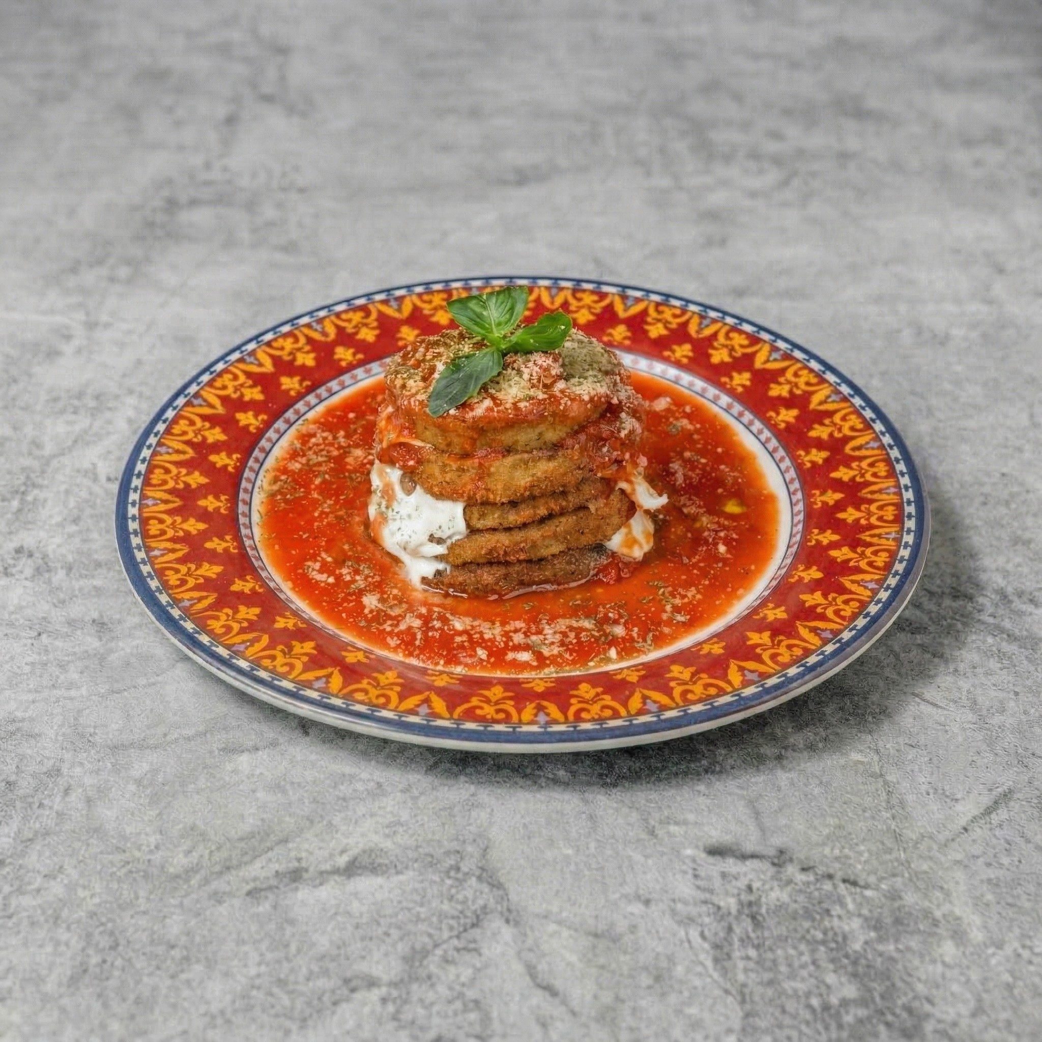 Eggplant Caprese.