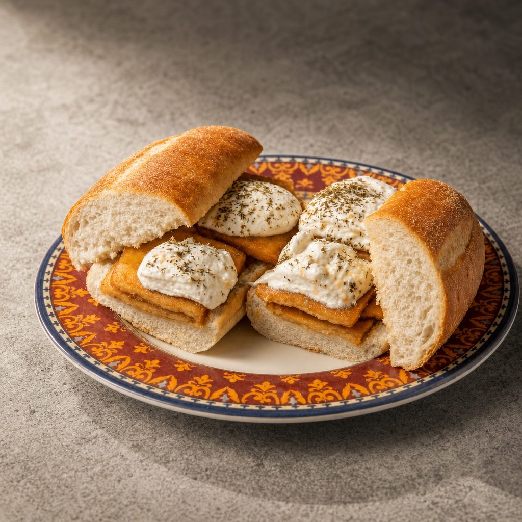 Panelle with Lemon or Ricotta.