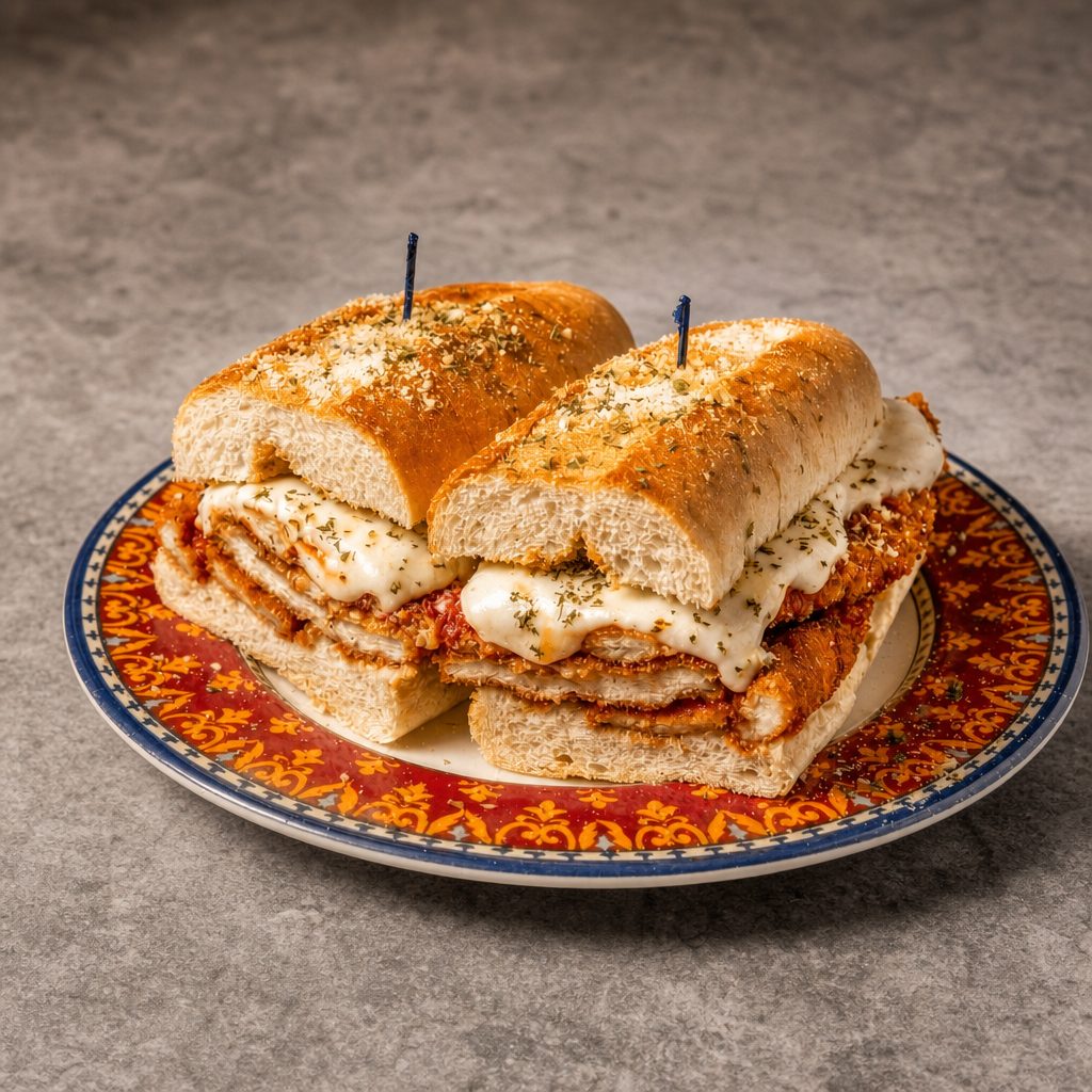Chicken Cutlet Pomodoro with Fresh Mozzarella.